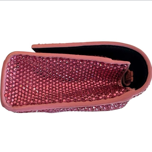 Balenciaga Hourglass Pink Crystal Embellished Crossbody Bag - Picture 7 of 16
